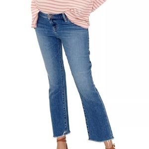 HATCH Collection Crop Maternity Jean